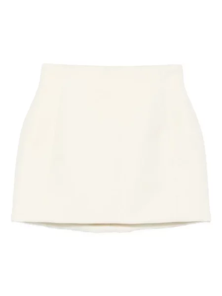 Fusta mini Wardrobe.nyc alb