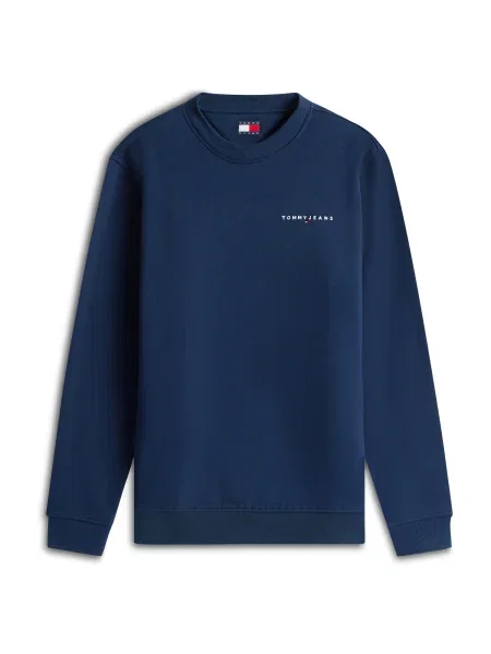 Tommy Jeans Μπλούζα φούτερ ναυτικό μπλε / ροδοκόκκινο λευκό