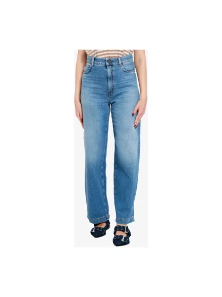 Jeansy Weekend Max Mara niebieskie