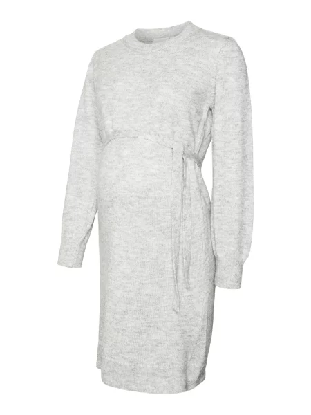 MAMALICIOUS Rochie tricotat MLNew Anne deschis gri