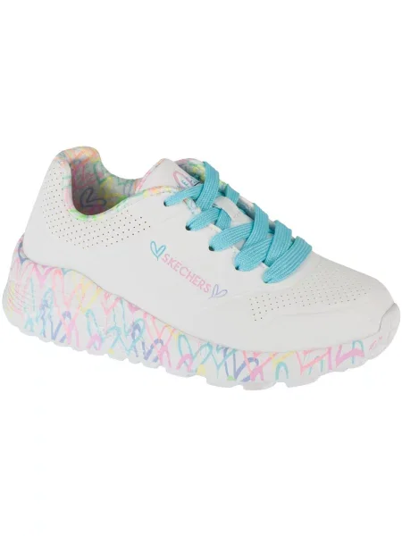 Boty Skechers Uno Lite bílé