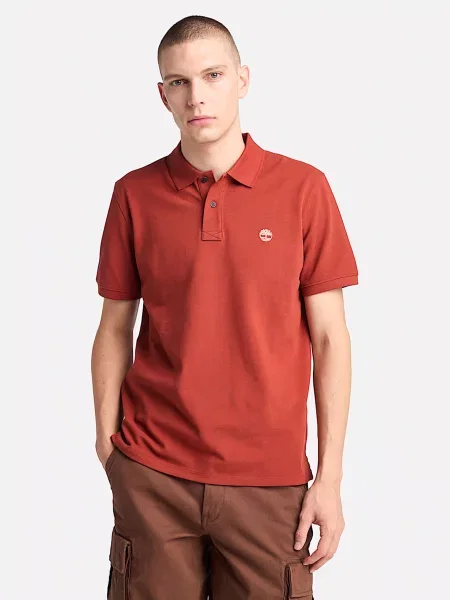 Поло Timberland бордовое