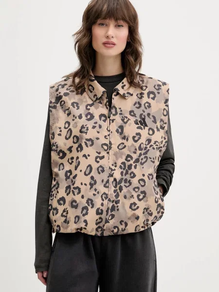 Brezrokavnik adidas Animal Print bež