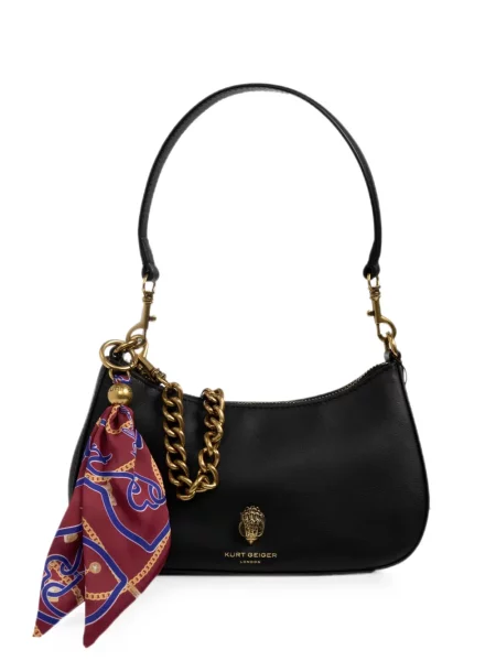 Geantă Kurt Geiger London din piele negru