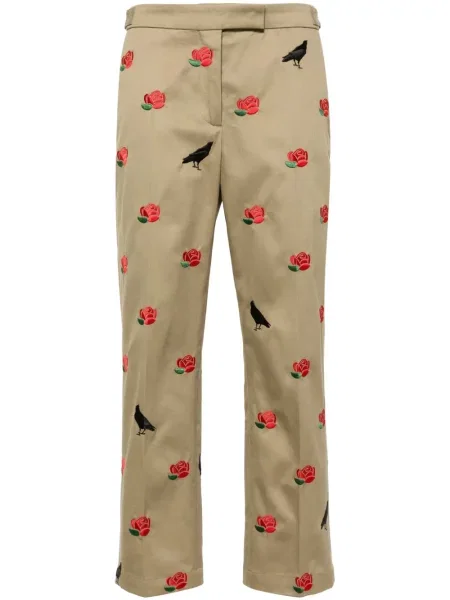 Pantaloni Thom Browne din țesătură twill