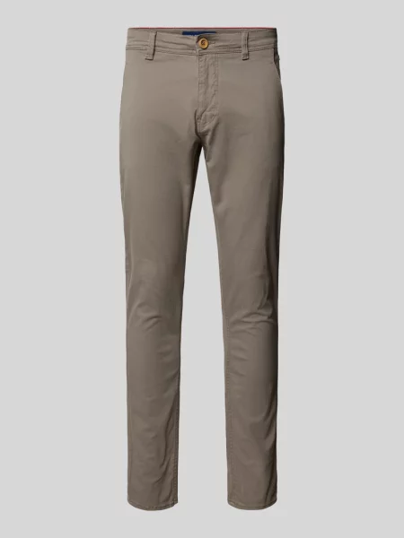 Spodnie o kroju slim fit z wpuszczanymi model ‘NATAN’ Blend