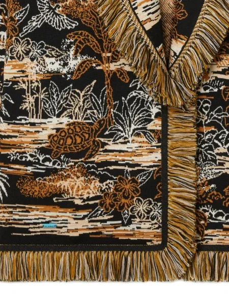 Cardigan Alanui cu franjuri negru