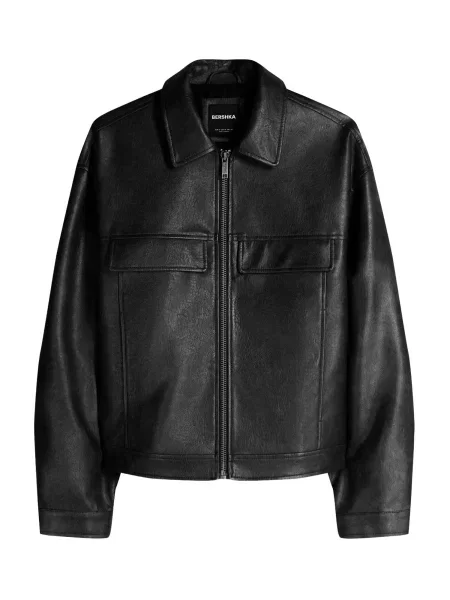 Bershka Prehodna jakna črna