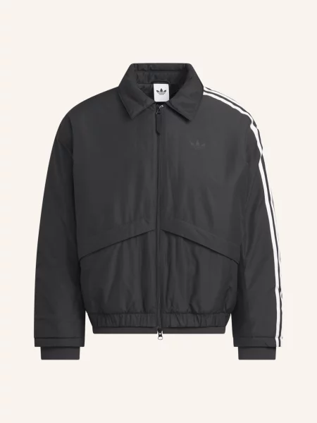 Adidas Originals Oversizedová Bunda Premium 3s Pad černá bílá