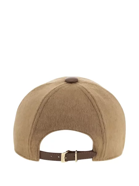Șapcă Max Mara de lână maro