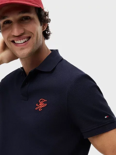 Поло Tommy Hilfiger синє