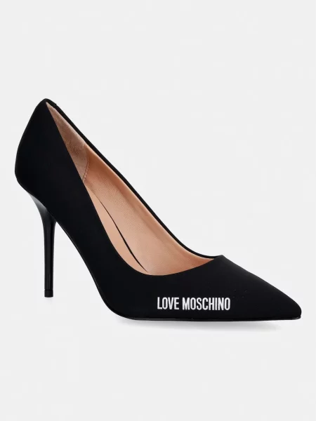 LOVE MOSCHINO Pantofi cu subțire negru