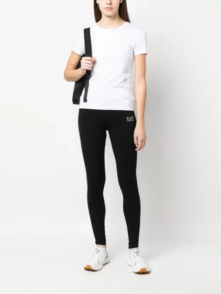 Modalinis marškinėliai Ea7 Emporio Armani balta