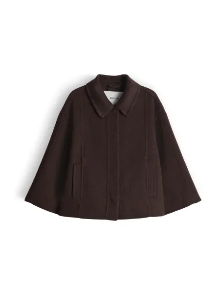 OPUS Palton de primăvară-toamnă Haya închis maro