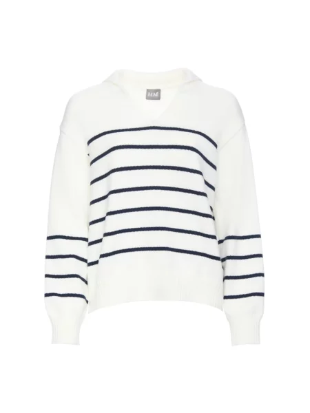 MM sweter ciepły biały