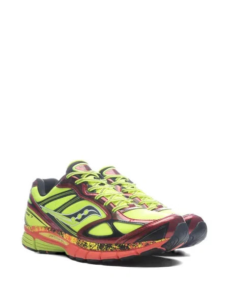 Fűzős csipkés sneaker Saucony sárga