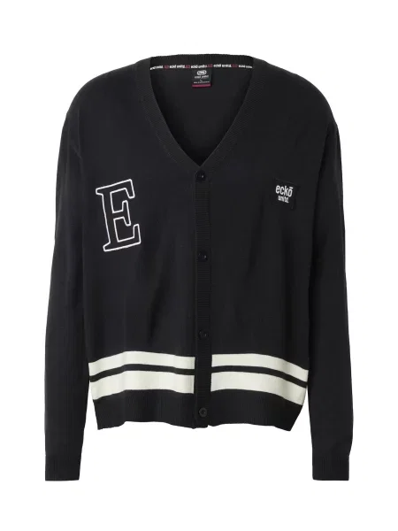 Ecko Unlimited Kardigán világos bézs / fekete fehér