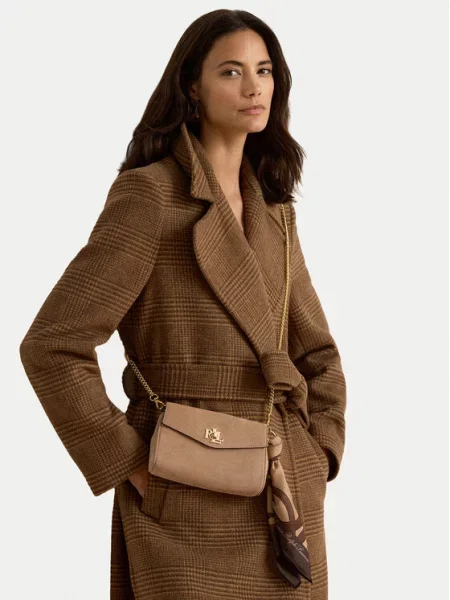 Lauren Ralph Lauren Geantă de umăr maro cămilă bej