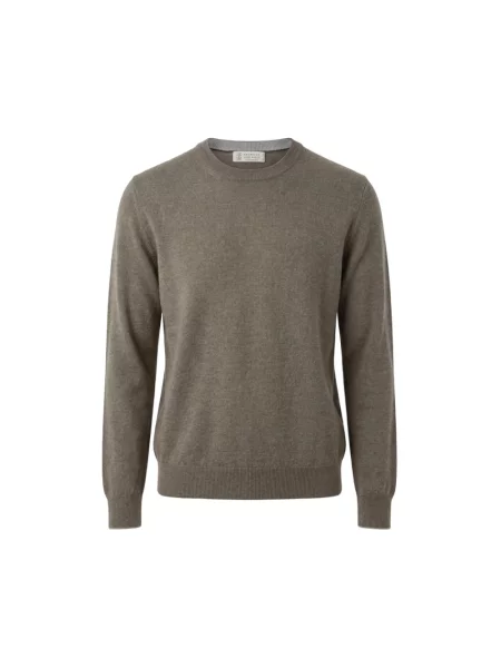 Sweter Brunello Cucinelli zielony