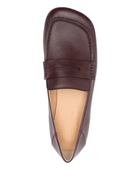 Pantofi loafer Dear Frances din piele roșu