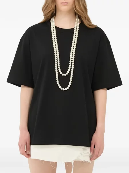 Tricou Eleh cu spatele deschis negru