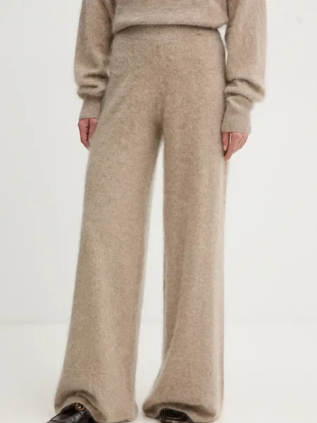 Spodnji del trenirke iz kašmirja BOSS bež