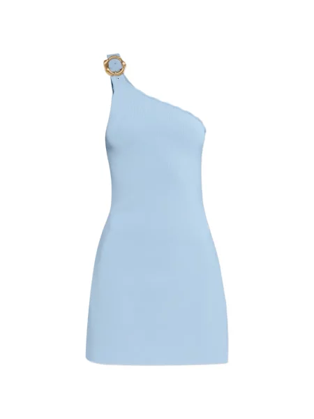 Rochie Cult Gaia cu un umăr gol albastru