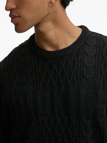 Pulover Dickies cu decolteu rotund negru