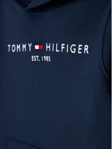 Tommy Hilfiger Džemperis Essential Hoodie Tamsiai mėlyna