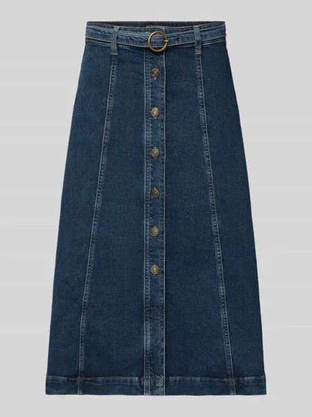 Spódnica jeansowa Joop! do kolan niebieska