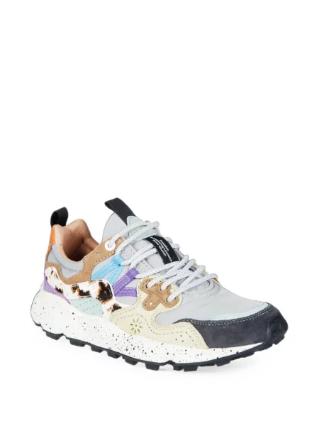 Φλοράλ sneakers Flower Mountain σουέντ γκρι