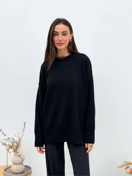 Трикотажный свитер Art Knit черный