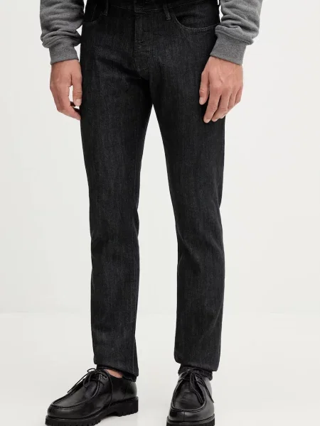 Дънки Emporio Armani мъжки черно