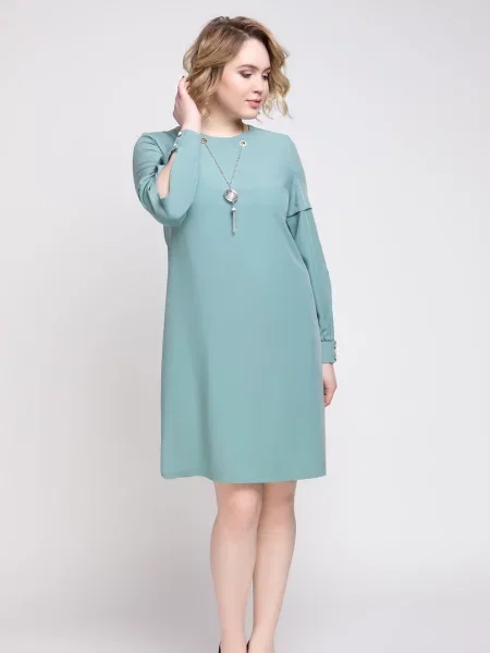 Сукня міні All Posa бавовна/поліестер блакитний