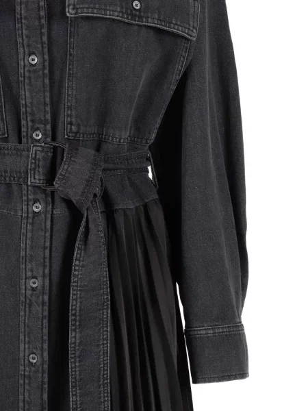 Voiaj rochie Weekend Max Mara plisată de costum negru