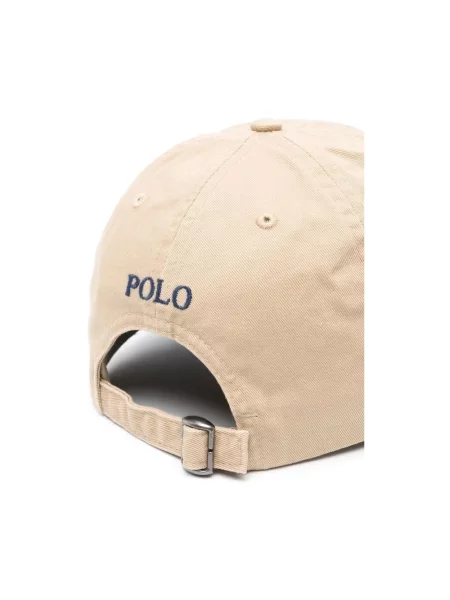 Czapka z daszkiem Ralph Lauren Chino Ball junior beżowy