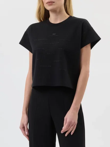 Футболка Elisabetta Franchi чорна