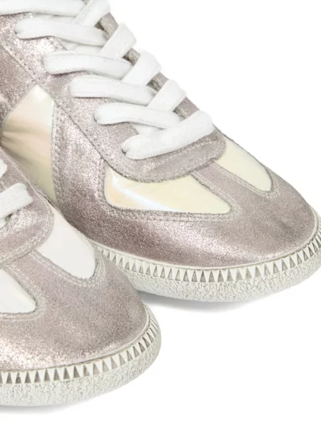 Sneakerși Maison Margiela din piele alb