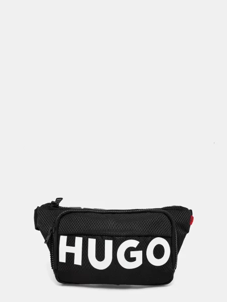Детска чанта за кръст HUGO черно