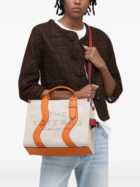 Geantă Marc Jacobs din canvas