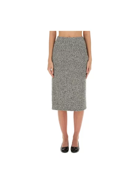 Spódnica Tory Burch tweedowa czarna