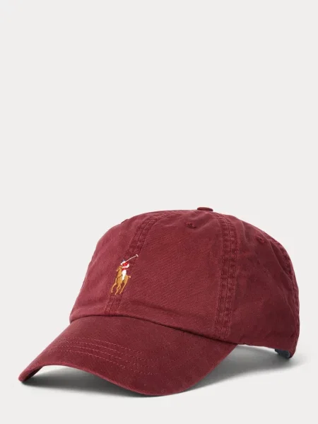 Polo Ralph Lauren Șapcă bleumarin / galben auriu / burgundy roșu