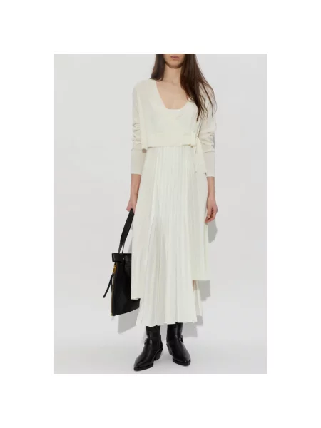 AllSaints sukienka LUCILLE beżowa
