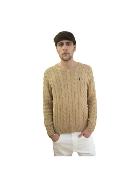 Sweter Ralph Lauren brązowy