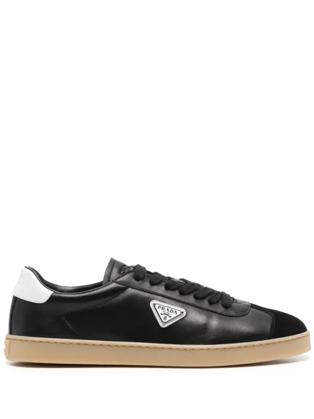 Sneakerși Prada din piele negru