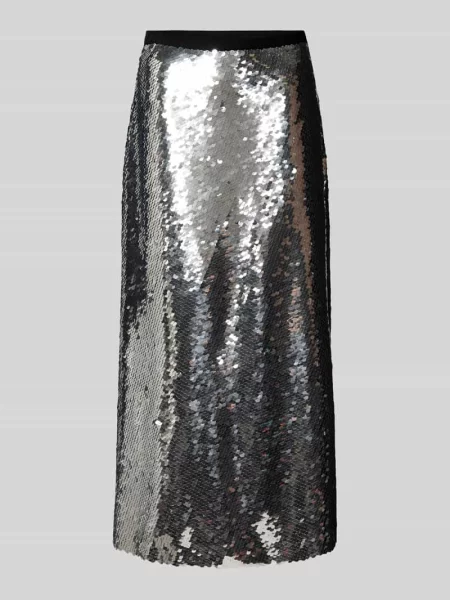 Długa spódnica z cekinowym obszyciem Marc Cain