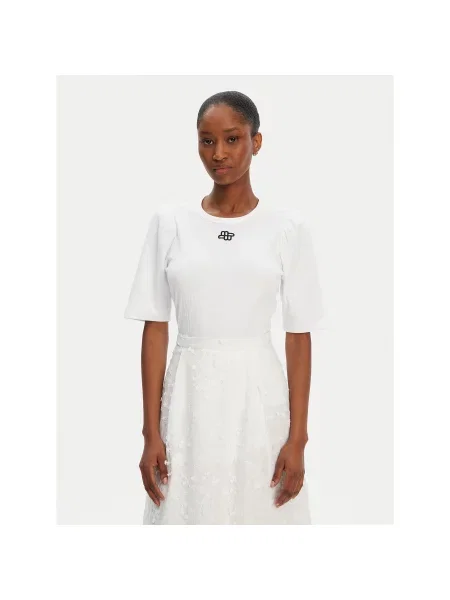 Munthe T-Shirt Parsa Regular Fit λευκό