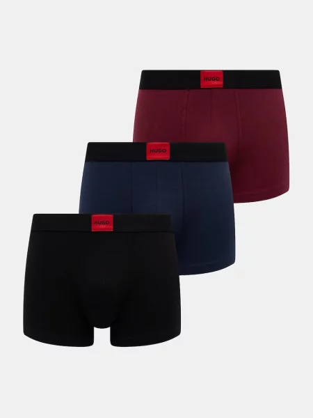 HUGO bokserki z TRUNK TRIPLET GALAXY czarne