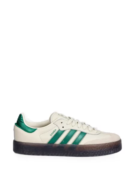 Sneakerși Adidas Campus cu șireturi din dantelă cu platformă verde