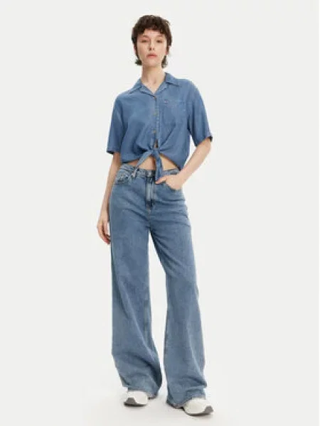 Tommy Jeans Košile modrá